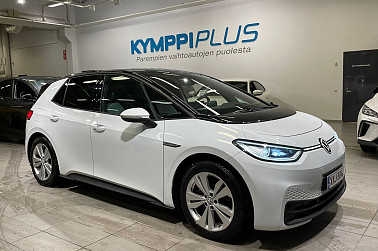 Volkswagen ID.3 Pro Performance Tech 150 kW, akku 58 kWh ** ACC / Matrix LED / Lasikatto / Navigointi / HUD / Lämpöpumppu ** - ChatGPT sanoi:Tehokas ja pitkän matkan ID.3 huippuvarusteilla, yhdeltä omistajalta ja voimassa olevalla akkutakuulla.