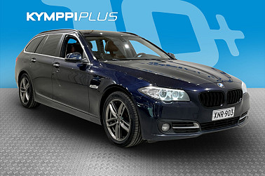 BMW 518 F11 Touring 518d A Business Exclusive Pro Edition - ** Bi-Xenon / Webasto / Prof Navi / Ruskeat Sport nahat / Harman Kardon äänentoisto / Avattava lasikatto / Vetokoukku **