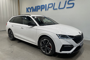 Skoda Octavia Combi 1.4 TSI PHEV RS iV DSG Autom ** Vetokoukku / Webasto / Tehdastakuu / Matrix-Led / Adapt. vak / Kamera ** - Tehdastakuullinen näyttävä RS-Skoda uuteen kotiin!