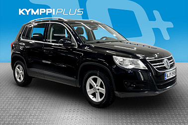 Volkswagen Tiguan Sport & Style 2,0 TDI 103 kW, Tiptronic-autom. 4MOTION * Lasikatto / Nahkasisusta / Webasto * - RAHOITUSKORKO tähän autoon vain 1,99% - Vetokoukku / Vakkari / Suomi-auto / Juuri huollettu!
