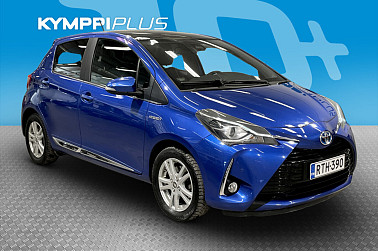 Toyota Yaris 1,5 Hybrid Premium Business 5ov ** Suomi-auto / Lasikatto / Lohkolämmitin / Kahdet renkaat ** - RAHOITUSKORKO tähän autoon vain 2,49% - Navigointi / Puolinahka / Vakionopeudensäädin / Peruutuskamera