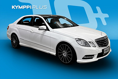Mercedes-Benz E 220 CDI BE A Premium Business AMG ** Xenon / Musta sisäkatto / 2x renkaat vanteineen - Tämä auto hurmaa tyylikkäällä ja näyttävällä ulkomuodollaan, joka kääntää katseet missä tahansa liikutkin.