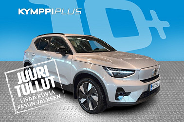 Volvo XC40 Recharge Twin Plus** Adapt.vak / Muisti-istuin / Koukku / Pixel-Led / Tehdastakuu - RAHOITUSKORKO tähän autoon vain 3,89% -