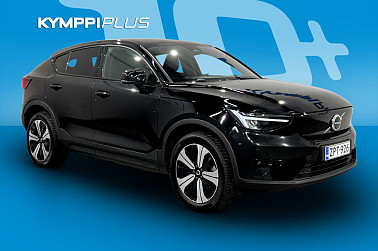 Volvo C40 Recharge Twin Plus aut ** Lasikatto / Vetokoukku / Lämpöpumppu ** - Tehokas nelivetoinen sähköauto – varma pito ja voimaa kaikkiin keleihin!