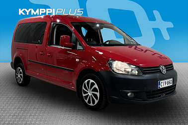 Volkswagen Caddy Maxi Trendline 2,0 TDI 103 kW, 4MOTION DSG ** 7-P / Webasto / Vetokoukku / Vakionopeudensäädin / 2 x renkaat / Jakopää 244 tkm ** - 7-paikkainen nelivedolla varustettu tila-auto webastolla - jakohihna vaihdettu 244 tkm kohdalla 11 / 2024