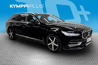 Volvo V90 D3 AWD Inscription aut ** Merkkihuollettu Suomi-auto / Webasto / Nahkasisusta / Muistipenkki / VOC ** - ** Adapt. vak / LED / Keyless / Lämpöratti **