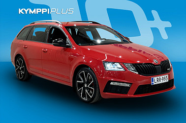 Skoda Octavia Combi 2,0 TDI 184 4x4 RS DSG Autom. / Adapt.Cruise / Webasto / Digimittari / Kamera - Skoda Octavia Combi 2,0 TDI 184 4x4 RS – Tehokas neliveto arkeen ja vapaa-aikaan