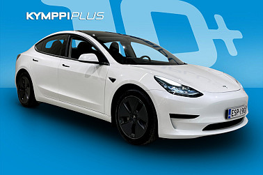 Tesla Model 3 Standard Range Plus ** 1-omisteinen Suomi-auto / Lämpöpumppu / ACC / Sähköluukku / 360-kamera ** - Suomi-auto, täynnä sähköistä fiilistä!