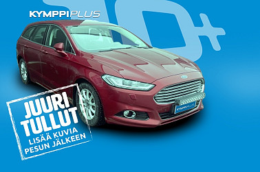 Ford Mondeo 2,0 TDCi 140hv PowerShift Titanium A6 Wagon ** LED / Vakkari / Koukku / P.tutkat / Kessy / Webasto ** - Lämmitettävä tuulilasi / Sähkötoiminen takaluukku /  Digimittaristo