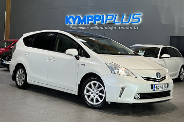 Toyota Prius+ Linea Sol 7p **Suomi-auto / 7-paikkainen / Lohkolämmitin ja sisäpistoke / Isofix** - Suosittu 7-paikkainen Toyota Prius+ – tilava ja taloudellinen hybridi hyvillä varusteilla!