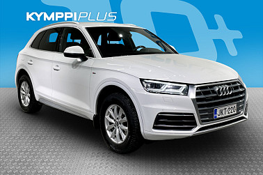 Audi Q5 Business Sport 2,0 TDI 140 kW quattro S tronic ** Webasto / LED / Koukku / P. kamera / P. tutkat / Vakkari ** - Suomi-auto, huollettu säännöllisesti, jakohihna vaihdettu, runsaat varusteet ja vetokoukku.
