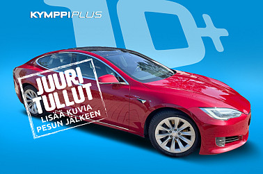 Tesla Model S 75 D ** ACC / Lasikatto / Kamera ** - Tyylikäs punainen Tesla Model S 75D