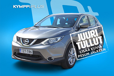 Nissan Qashqai DIG-T 115 Acenta 2WD Xtronic ** / Vakkari / Koukku / Moottorilämmitin / ** - Tyylikäs ja monikäyttöinen kompakti katumaasturi.