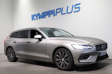 Volvo V60 T6 TwE AWD Inscription Expression Edition aut ** Webasto / Adapt. vakkari / CarPlay ** - Tyylikäs ja turvallinen ladattava hybridi – mukavuutta ja taloudellisuutta arkeen.