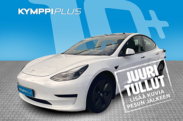 Tesla Model 3 Standard Range Plus - Saapumassa Lempääläälän / Sähköllä jopa 448km / Akkutakuu voimassa / Spotify / Viihdepalvelut / Peruutuskamera