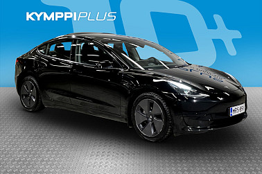 Tesla Model 3 Standard Range Plus ** Kahdet renkaat / 1 omistaja / Lasikatto / Navigointi / Peruutuskamera / ACC / LED ** - Tehokas ja taloudellinen Tesla Model 3 SR+ tarjoaa pitkän toimintasäteen ja huippuvarustelun.