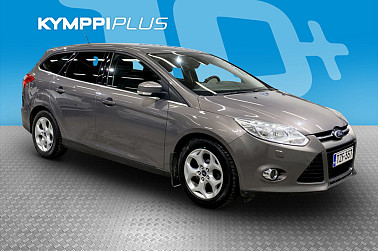 Ford Focus 1,0 EcoBoost 125 hv Start/Stop Titanium M6 Wagon ** Juuri huollettu / Juuri katsastettu / Lohkolämmitin ** - Taloudellinen ja hyvin varusteltu Focus tarjoaa mukavaa ja varmaa ajoa arkeen.