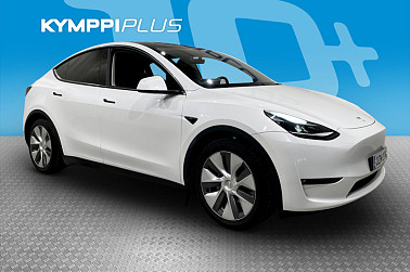 Tesla Model Y Long Range ** Valkoinen / 2x renkaat ja vanteet / Matrix LED / Koukku ** - ** Takuu voimassa / SoH 94,0% / Akuston esilämmitys / Suomi-auto **