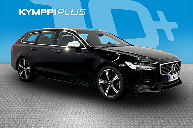 Volvo V90 D4 Business R-Design aut **Webasto / LED / Adapt.vakkari / Navi / Kamera** - Volvo V90 D4 R-Design 2019 – hyvin varusteltu ja huollettu Suomi-auto, Kokkolan Kymppi Plussalta!