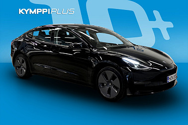 Tesla Model 3 Long Range **Premium Audio / Lämpöpumppu / 2x renkaat vanteilla** - Tule koeajolle Vantaalle tai tilaa kotiovellesi – KymppiPlus tekee auton ostosta helppoa.