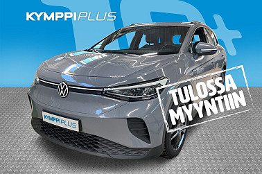 Volkswagen ID.4 Pro Performance 150 kW, akku 77 kWh **Sporttipenkit / 2x renkaat ja vanteet / ACC / Kamera / LED** - **Sähkösäätöiset istuimet muistilla / Lämpöpumppu / Keyless / Akuston esilämmitys / Navi**
