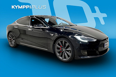 Tesla Model S P 100 D Ludicrous+ * EAP / Musta / Nahkasisusta / 21