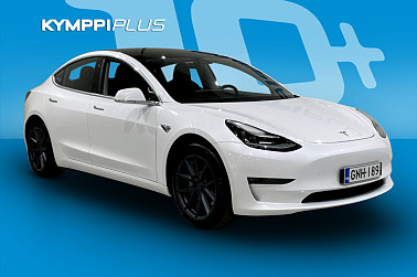 Tesla Model 3 Standard RWD Plus** Lasikatto / Kamera / Navigointi / Adapt.Cruise / 2x renkaat ja vanteet - Tyylikäs ja tehokas sähköauto!