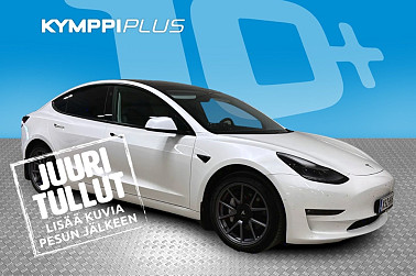 Tesla Model 3 Long Range **Koukku / 2x renkaat vanteilla / Lasikatto / ACC / LED** - RAHOITUSKORKO tähän autoon vain 3,89% - Tesla Model 3 LR AWD, lämpöpumppu ja vetokoukku – täydellinen Suomeen