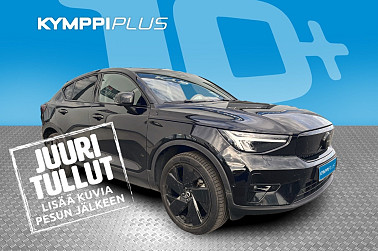 Volvo EC40 Single Extended Range Plus Black Edition - Adapt.vakkari / Blis / Koukku / 360 kamera / Volvo Cars sovellus / Lämpöpumppu / Tehdastakuu