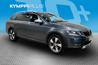 Skoda Octavia Combi 2,0 TDI 184 4x4 Scout DSG Autom. **Webasto / Vetokoukku / Jakopää tehty / Suomi-auto / Peruutuskamera ** - ** Keyless / Sähköluukku / Adapt. vak / BLIS / LED **