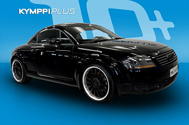 Audi TT Coupe 1,8 T 165 kW quattro / Webasto / Nahat / Xenon valot / Näyttävä musta - Tyylikäs klassikko! Kevyt kori, turbo, sporttinen fiilis ja ajamisen iloa edullisesti.