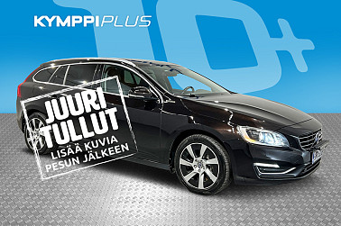 Volvo V60 D6 AWD Summum plug in hybrid aut **Xenon / Webasto / Nahkaverhoilu / Vetokoukku** - 2x renkaat ja vanteet / Navigointi / Peruutuskamera / Sähköinen kuljettajan istuin muistilla