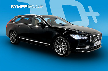 Volvo V90 T8 TwE AWD Inscription aut **Nahkaverhoilu / Adapt.vakkari / Digimittaristo / Navi / Kamera / Koukku** - Volvo V90 T8 AWD Inscription – huippuvarusteltu hybridifarmari nahkasisustalla ja luksusmukavuuksilla!