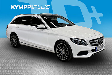 Mercedes-Benz C 220 BlueTec T A Premium Business ** Vetokoukku / Huoltohistoria / 2 x renkaat / Panorama / LED ** - RAHOITUSKORKO tähän autoon vain 1,99% -