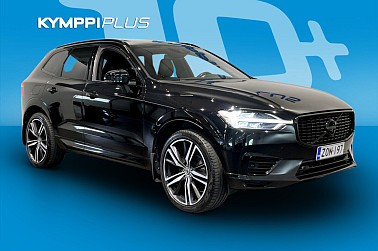 Volvo XC60 T8 TwE AWD R-Design aut **ACC / Koukku / Sporttinahat / Navi / HUD / Lisälämmitin / 360 kamera** - Tyylikäs R-Design, panoraamakatto ja sähköistä voimaa – tätä et halua ohittaa