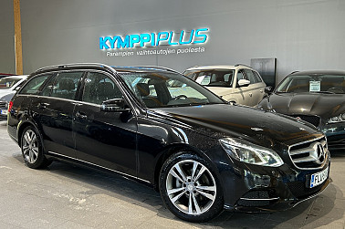 Mercedes-Benz E 220 BlueTec T A Business **ILS-LED / Webasto / Koukku / Sähköluukku - Laadukkaasti varusteltu ja hyvin huollettu Suomi-auto etsii uutta omistajaa – nauti ajomukavuudesta.