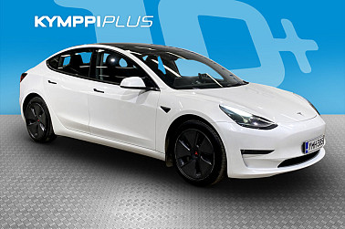 Tesla Model 3 Long Range**2 x Renkaat vanteineen / Navi / Perustason Autopilot / Peruutuskamera / Lämpöpumppu** - Tesla Model 3 Long Range 2021 – Pitkä toimintamatka