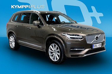 Volvo XC90 T8 Twin Engine AWD Inscription aut** Acc / B&W / Panoraama / Hud / Koukku / Webasto / Voc / 360° ** - Volvo XC90 T8 AWD Inscription, huippuvarusteet, huollettu, 7-paikkainen