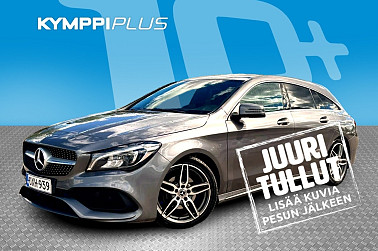 Mercedes-Benz CLA 180 A Shooting Brake Business AMG * Suomi-auto / Kamera / LED * - RAHOITUSKORKO tähän autoon vain 3,49% - 2x Amg / Cruise / Nahka-alcantara / Juuri huollettu!