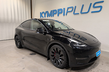 Tesla Model Y Performance ** AMD Ryzen / Premium Audio / Matrix-Led / Lasikatto ** - Tesla Model Y Performance – Pitkä kantama, huippuluokan tehoa ja teknologiaa. Koe sähköinen suorituskyky nyt!