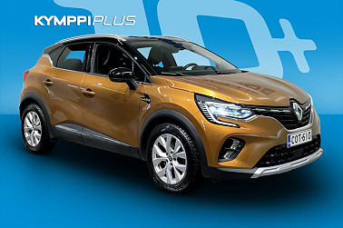 Renault Captur TCe 155 EDC7-aut Intens ** 1-Om. Suomiauto / Lohko ja sisäp. / Adapt. vakkari / Navi ** - Hyvin pidetty Suomi-auto yhdeltä omistajalta – huollettu ja huoleton ajokki!