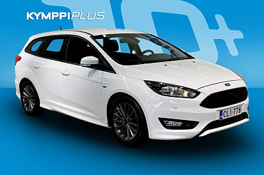 Ford Focus FORD FOCUS 1,0 EcoBoost 125 hv Start/Stop M6 ST-Line** Lämpölasi / Vakkari / Keyless / 2xrenkaat - Taloudellinen ja käytännöllinen Ford Focus 1.0 EcoBoost 2017 arkeen ja matkoille.