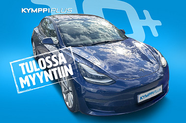 Tesla Model 3 Long-Range Dual Motor AWD * Nahkaverhoilu / ACC / Lasikatto * - Pitkän kantaman Tesla Model 3 AWD – huippuluokan sähköauto nelivedolla, nopeudella ja tyylillä. Koe hiljainen voima ja älykäs ajonautinto!