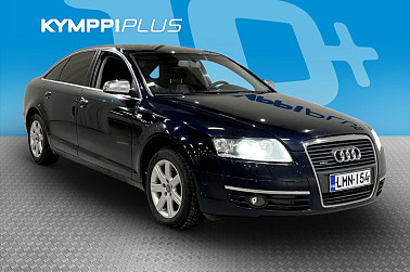 Audi A6 Sedan 3,0 V6 TDI 171 kW quattro tiptronic-aut. ** Nahkapenkit sähkösäädöillä / Bi-Xenon / Tutkat edessä ja takana ** - Tehokas ja tyylikäs neliveto hyvillä varusteilla.