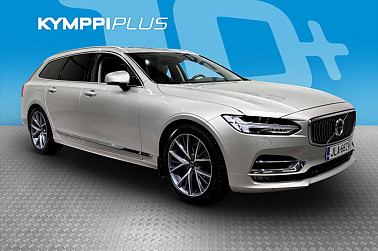 Volvo V90 D4 AWD Business Inscription aut ** VOC / Webasto / ACC / Koukku / 360° kamera / Nahat ** - Tyylikäs ja varma Volvo V90 D4 AWD yhdistää ajomukavuuden, nelivedon ja arvokkaan ilmeen. Täydellinen valinta vaativaan ajoon.