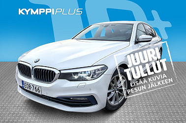 BMW 520 G30 Sedan 520d A xDrive Business SportLine / Shadow line / Sporttipenkit / Koukku / Proffanavi / Tutkat - Suomi-auto / Osa sähköpenkit / Moottorinlämmitin / Musta sisäkatto