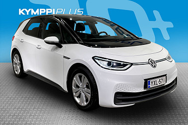 Volkswagen ID.3 Pro Performance Tech 150 kW, akku 58 kWh ** iQ.LIGHT led / Lämpöpumppu / Panoraama / Hud / 2x renkaat vanteilla ** - Tehokas ja hyvin varusteltu ID.3! Lämpöpumppu, Matrix-LED, HUD ja lasikatto. Suomi-auto, huollettu, akkutakuu voimassa – valmis ajoon!