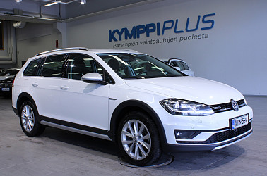 Volkswagen Golf Variant Alltrack 2,0 TDI 110 kW (150 hv) 4MOTION DSG-automaatti Winter Edition ** Webasto / Navi / Adapt. vakkari ** - Tyylikäs ja hyvin varusteltu Volkswagen – ajomukavuutta, älyä ja luotettavuutta jokaiselle matkalle.