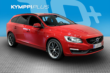 Volvo V60 D5 AWD Twin Engine Momentum aut ** Adapt.vakkari / Blis / Kaistavahti / Webasto-VoC ** - Kattavasti varusteltu Diesel Hybrid maltillisilla metreillä.