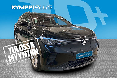 Volkswagen ID.4 Pro Performance 150 kW, akku 77 kWh ** Koukku / 2x renkaat vanteineen / Lämpöpumppu ** - Vetokoukullinen sähkömaasturi, kaikki mitä suomalainen voi sähköautolta vaatia.